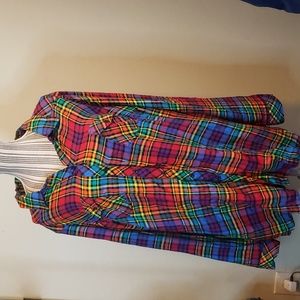 Torrid Rainbow button down shirt